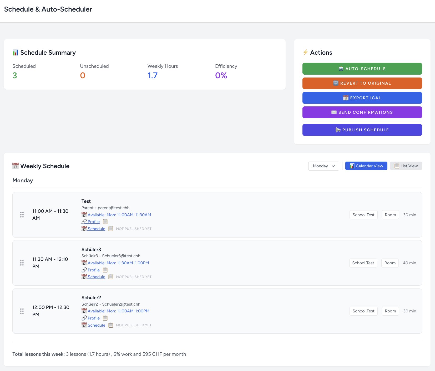 🚀 Der magische Stundenplan